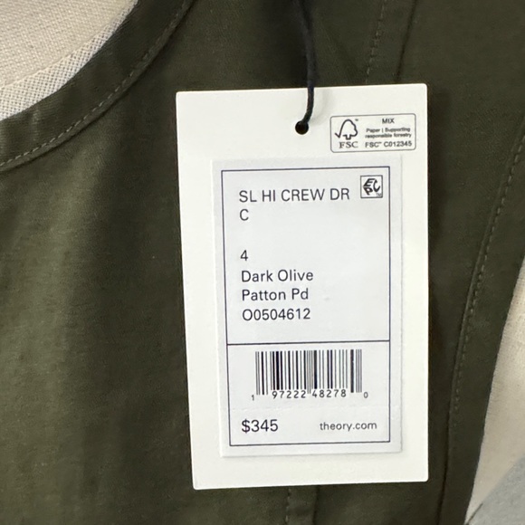 Theory Women's Sleeveless High Crew Dress-NWT - Picture 6 of 9